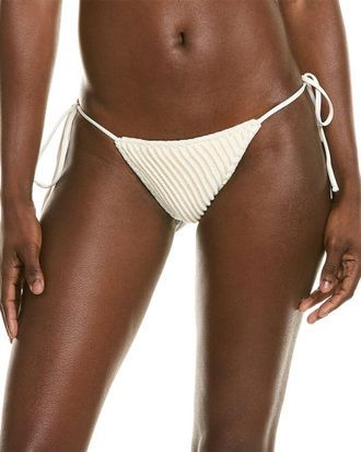 WeWoreWhat Weworewhat V-Neck Tie Bikini Top