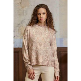 La petite &eacute;toile Trui met paisleyprint en ronde hals, MADY