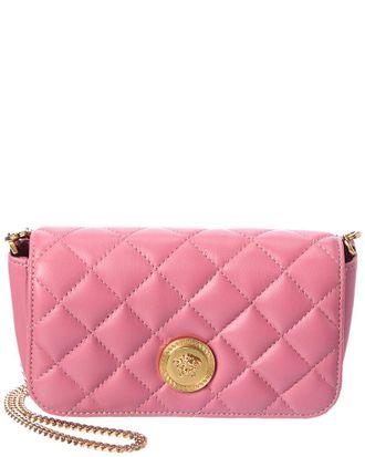 Versace Iconic Leather Wallet On Chain