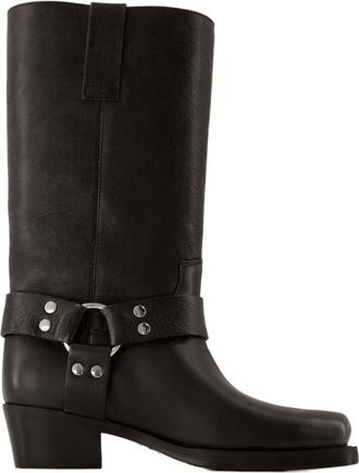 PARIS TEXAS Roxy Boot - female - Paris Texas - Cowboy & Biker Boots - Black - 3 UK - Shoes