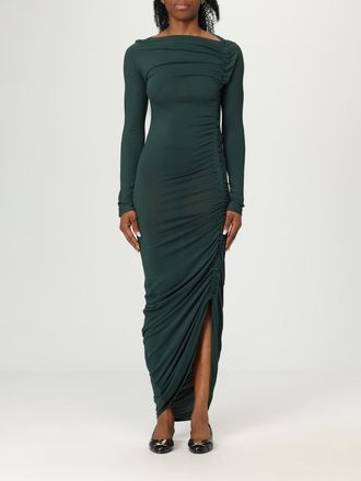 Ferragamo Dress FERRAGAMO Woman color Moss Green
