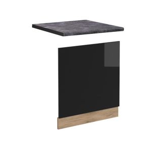 Vicco Panel Frontal R-line, Negro Brillo Intenso, 60 Cm, Et Antracita