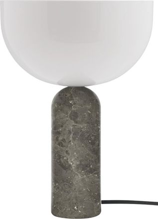 New Works Edle Tischlampe Kizu Medium, mit grauem Marmorfuss
