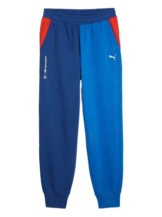 Puma x BMW Motorsport colourblock logo trousers - Blu