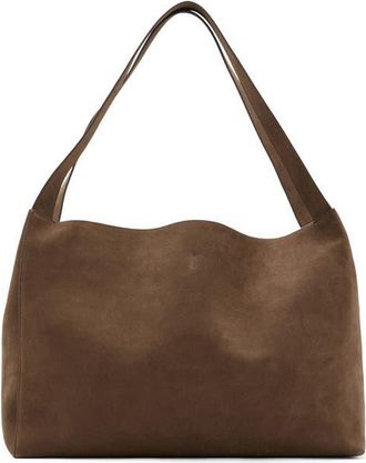 Mango Suede Shopper Bag in Medium Brown at Nordstrom