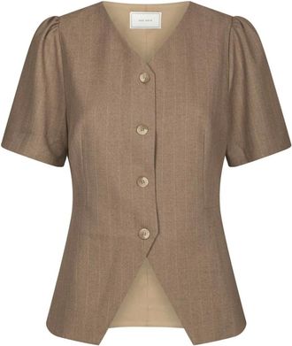 Neo Noir Mujer, Blusas y Camisas, Marr&oacute;n, Talla: S