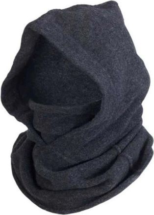 Isabel Benenato Gk 01 80 Hooded Scarf - Heren - Hoeden - Grijs - ONE Size - Wol - Accessoires