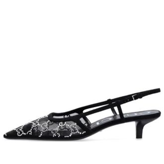Gucci (WMNS) Gucci GG slingback pump Black 675829-F13A0-1000