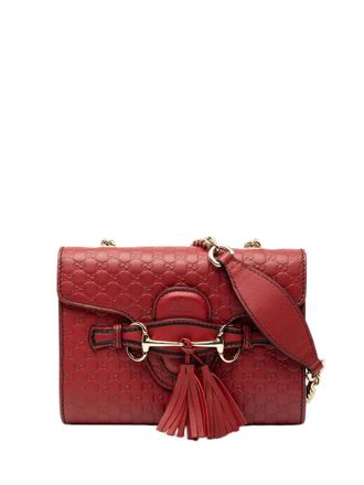 Gucci 2000-2015 Mini Microguccissima Emily crossbody bag - Red