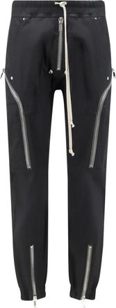 Rick Owens Heizer Katoenen Cargo Broek - Heren - Slim Fit Broeken - Zwart - M - Katoen - Broeken