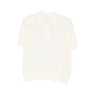 Frame Denim Polo Shirts, female, White, Size: XS Crea Polo Shirt