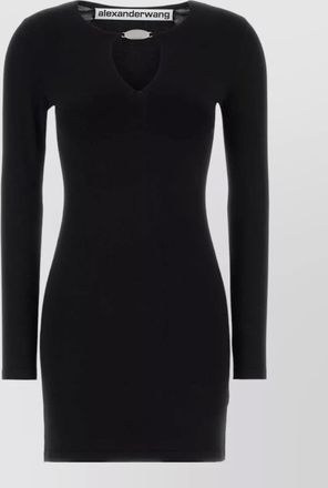 Alexander Wang stretch viscose blend mini dress fitted