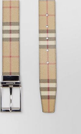 Burberry check belt