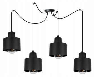 OEM L&aacute;mpara De Techo Moderna Colgante L&aacute;mpara Led Negra