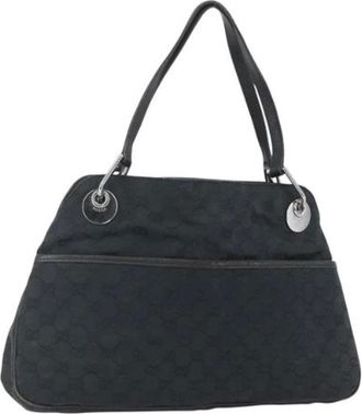 Gucci Pre-owned Shoulder Bags, female, Black, Size: ONE SIZE Pre-owned Vintage Shoulder Bag