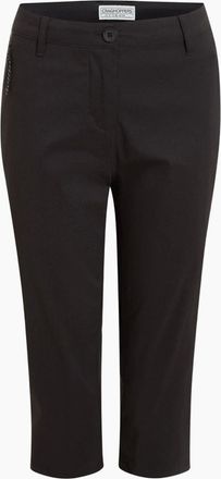 Craghoppers Womens Craghoppers Womens/Ladies Kiwi Pro III Cropped Trousers - Black - Size: 18/32in