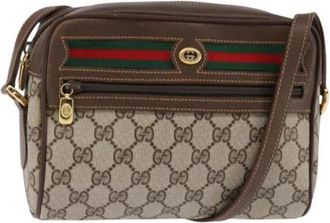 Gucci Pre-owned Cross Body Bags, female, Beige, Size: ONE SIZE Pre-owned Vintage Crossbody Bag