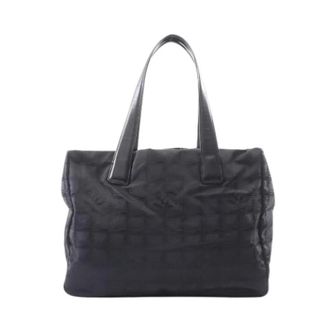 Chanel Pre-owned Tote Bags, female, Black, Size: ONE SIZE Pre-owned Vintage Tote Bag