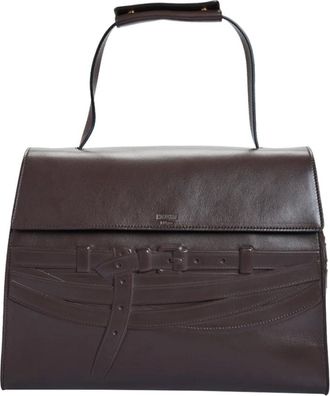 Moschino Handbags, female, Brown, Size: ONE SIZE Borsa Tie Me Embossed