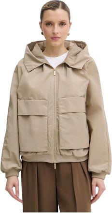 A|X Armani Exchange Lichtgewicht Jack - Dames - Zomerjassen - Beige - L - Polyester - Jassen
