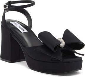 Steve Madden Aerin Bow Platform Sandal in Black at Nordstrom Rack, Size 7