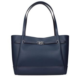 Michael Kors Damens Reed Umh&auml;ngetasche Leder Blau/Marineblau