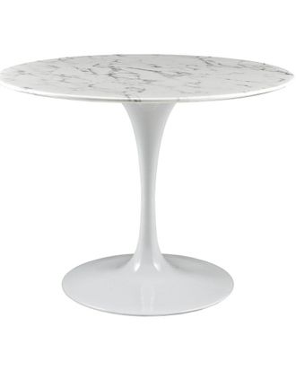 ModWay Lippa 40in Round Artificial Marble Dining Table