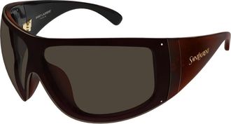 Saint Laurent Sunglasses, unisex, Brown, Size: 55 MM SL 914 Sunglasses