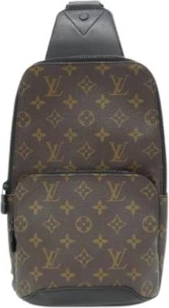 Louis Vuitton Pre-owned Cross Body Bags, female, Brown, Size: ONE SIZE Pre-owned Coated Canvas Shoulder Bag