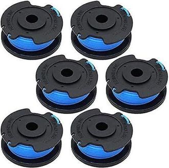 OEM Paquete De 6 Carretes De Repuesto E Hilo De Corte Compatibles Con Las Desbrozadoras 21222a Y 21602, Carretes De Hilo Simple De 0,065 Pulgadas