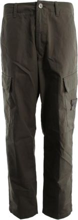 Stone Island Ghost Straight Broeken - Heren - Straight fit broeken - Groen - W29 - Katoen - Broeken