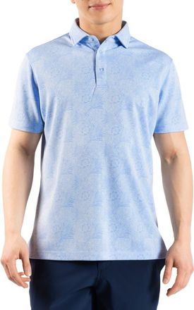 Tailorbyrd Knit Polo in Light Blue at Nordstrom Rack, Size Xx-Large