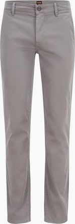 HUGO BOSS Mens Hbo Chino Slim Trousers, Slim Fit - Grey - Size: 32W xl