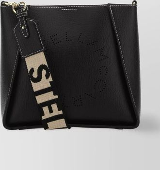 Stella McCartney stella logo mini faux leather crossbody bag