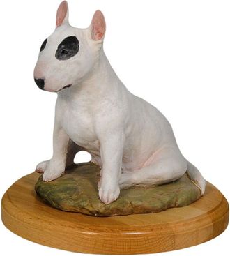 OEM Bull Terrier, Bull Terrier I - Estatuilla Pintada, Figura, Realizada Por El Artista, Marca Art-dog