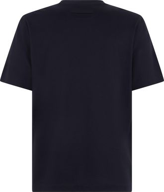Ermenegildo Zegna Mens T-Shirt Cotton Black T-Shirts And Polos