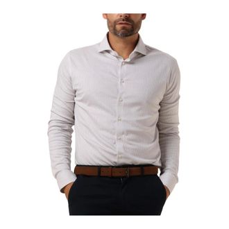 DeSoto Heren, Overhemden, Beige, Maat: L Katoen