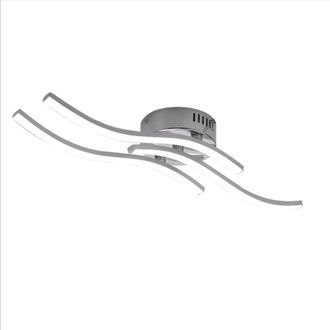 OEM L&aacute;mpara De Techo Wave - Tres Ondas, Luminaria Empotrada, 60 X 14 X 9 Cm