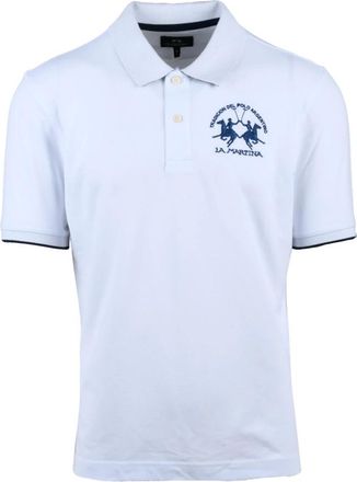 La Martina Tops, Heren, Wit, M, Katoen, Polo