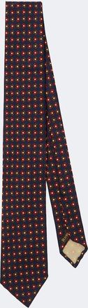 Rubinacci Printed silk tie