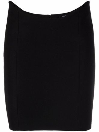 Balmain Getailleerde rok - Zwart