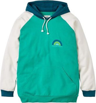 Passenger Riser Organic Cotton Hoodie Hoodie f&uuml;r Damen | t&uuml;rkis
