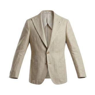 L.B.M. 1911 Blazers, male, Beige, Size: 2XL Steve Fly Jacket