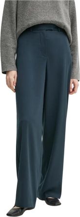 Remain Wijde broek - Dames - Wijde Broeken - Blauw - XS - Polyester - Broeken