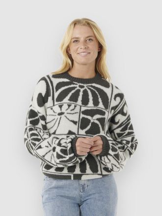 Rip Curl Aots-Ty Williams Jacquard Crew Jersey de Punto negro