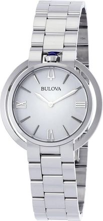Bulova Rubaiyat Quartz White Dial Ladies Watch 96L306