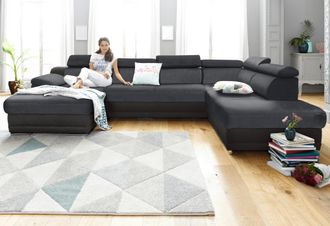 Sit&more Wohnlandschaft »Xenia U-Form« wahlweise mit Bettfunktion