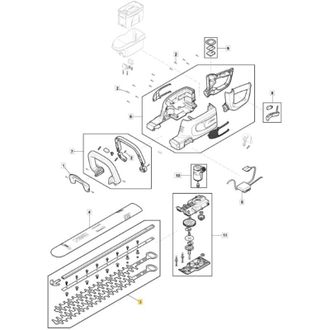 STIGA Sports Hoja De Sierra Original Stiga Para Cortasetos Ht 700e - Sht 700 Ae 118805534/0