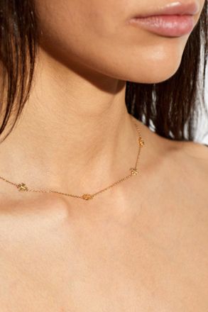 Tory Burch Necklace With Pendants, Womens, Gold