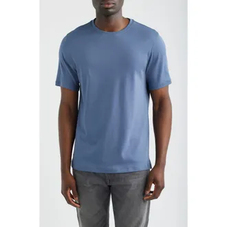 Robert Barakett Georgia Pima Cotton T-Shirt in Vintage Blue at Nordstrom, Size Xxx-Large